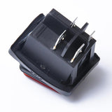 Maxbell 2x4 Pin On-Off Car Boat Lighted Rocker Toggle Switch Waterproof  Red