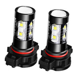 2X 50W 6000K Fog Driving Light Bulbs High Power LED DRL Conversion Kit H16