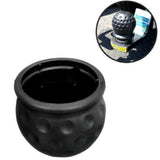 Maxbell 4x Black Tow Bar Ball Cover Cap Car Towing Hitch Towball Trailer Van 50mm