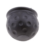 Maxbell 4x Black Tow Bar Ball Cover Cap Car Towing Hitch Towball Trailer Van 50mm