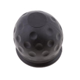Maxbell 4x Black Tow Bar Ball Cover Cap Car Towing Hitch Towball Trailer Van 50mm