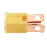 Maxbell 2x 5 Pieces Auto Car FLK-M 32V Male Straight Long Blades PAL Fuses 60A Yellow