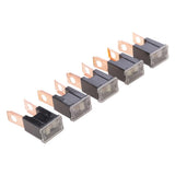 Maxbell 10x 5 Pieces Auto Car FLK-M 32V Male Straight Long Blades PAL Fuses 80A Black