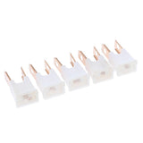 Maxbell 4x 5 Pieces Auto Car FLK-M 32V Male Straight Long Blades PAL Fuses 120A Brown