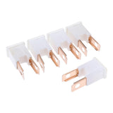 Maxbell 4x 5 Pieces Auto Car FLK-M 32V Male Straight Long Blades PAL Fuses 120A Brown
