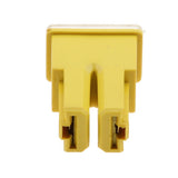 Maxbell 2x 5 Pieces Car FLF-S Standard Female Push In Cartridge Fuses 60AMP 32V Yellow