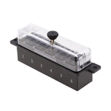Maxbell 2x6-Way Medium Blade Fuse Holder Block Fusebox Panel Car Boat Automotive