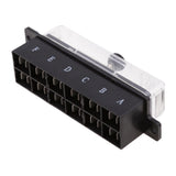 Maxbell 2x6-Way Medium Blade Fuse Holder Block Fusebox Panel Car Boat Automotive