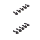Maxbell 2x5 Pieces Chassis/Panel Mount Glass Tube Fuse Holder for 5x20mm Fuse
