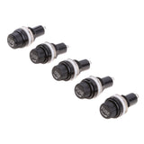Maxbell 2x5 Pieces Chassis/Panel Mount Glass Tube Fuse Holder for 5x20mm Fuse