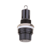 Maxbell 2x5 Pieces Chassis/Panel Mount Glass Tube Fuse Holder for 5x20mm Fuse