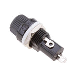 Maxbell 2x5 Pieces Chassis/Panel Mount Glass Tube Fuse Holder for 5x20mm Fuse