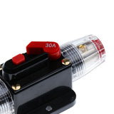 Maxbell 3xDC 12V-24V Car Audio Inline Manual Reset Circuit Breaker Fuse Switch 30AMP