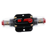 Maxbell 3xDC 12V-24V Car Audio Inline Manual Reset Circuit Breaker Fuse Switch 50AMP