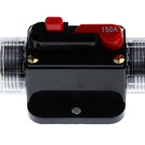 Maxbell 3xDC 12V-24V Car Audio Inline Manual Reset Circuit Breaker Fuse Switch 150AMP