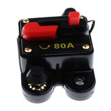 Maxbell 5x DC12V-24V Car Boat Audio 80A Circuit Breaker with Manual Reset Switchable