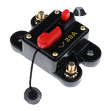 Maxbell 5x DC12V-24V Car Boat Audio 80A Circuit Breaker with Manual Reset Switchable