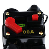 Maxbell 5x DC12V-24V Car Boat Audio 80A Circuit Breaker with Manual Reset Switchable