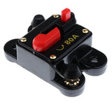 Maxbell 5x DC12V-24V Car Boat Audio 80A Circuit Breaker with Manual Reset Switchable