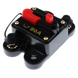 Maxbell 5x DC12V-24V Car Boat Audio 80A Circuit Breaker with Manual Reset Switchable