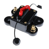 Maxbell 2xDC 12V 24V Car Audio Inline Circuit Breaker Fuse Manual Reset Switch 50AMP