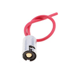 Maxbell 3x10 Pieces BA9S Light Lamp Bulb Holder Base Female Socket Wire Connector