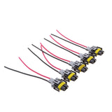 Maxbell 4x5 Pieces Car H11 Headlight Fog Lamp Wiring Harness Wire Connector Male Plug