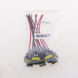 Maxbell 4x5 Pieces Car H11 Headlight Fog Lamp Wiring Harness Wire Connector Male Plug