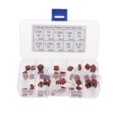 Maxbell 2x50PCS 0.5A-6.3AMP 250V 392 Style Square Plastic Fuses for LCD TV Power Board
