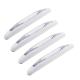 Maxbell 2x4 Pieces Universal Car Door Edge Bumper Protector Guard Sticker White