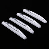 Maxbell 2x4 Pieces Universal Car Door Edge Bumper Protector Guard Sticker White