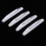 Maxbell 2x4 Pieces Universal Car Door Edge Bumper Protector Guard Sticker White