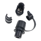 Maxbell 30xWaterproof 3 Pin Electrical Connector Trailer Caravan RV Wire Plug Socket