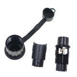 39xWaterproof 3 Pin Electrical Connector Trailer Caravan RV Wire Plug Socket