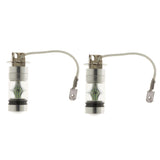 Maxbell 2x2pcs   8000K 100W High Power LED Foglights Daytime Running Bulbs Ice Blue