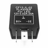 Maxbell 2xCF13 JL-02 3-Pin LED Flasher Relay For Car Turn Signal Light Flash Fix