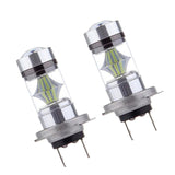 Maxbell 3x2pcs H7 100W LED 8000K Ice Blue Foglight Daytime Running Bulbs Lamps