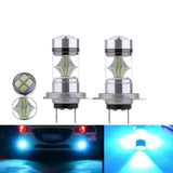Maxbell 3x2pcs H7 100W LED 8000K Ice Blue Foglight Daytime Running Bulbs Lamps