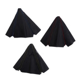 Maxbell 2xUniversal Manual/Auto Gear Shift Knob Shifter Boot Cover Stitch Blue