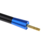 Maxbell 2x8cm Carbon Fiber Style Universal Car Stubby Antenna Decoration+Screw Blue