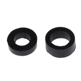 Maxbell 2x8cm Carbon Fiber Style Universal Car Stubby Antenna Decoration+Screw Red