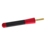 Maxbell 2x8cm Carbon Fiber Style Universal Car Stubby Antenna Decoration+Screw Red