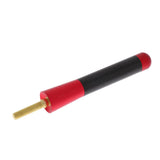 Maxbell 2x8cm Carbon Fiber Style Universal Car Stubby Antenna Decoration+Screw Red