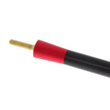 Maxbell 2x8cm Carbon Fiber Style Universal Car Stubby Antenna Decoration+Screw Red