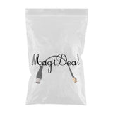 Maxbell 2xIEC DVB-T TV PAL female to SMA Male Jumper Pigtail Cable RG174