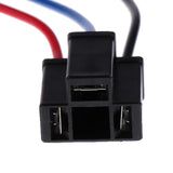 Maxbell 2xH4 Headlight Fog Light Extension 3 Wire Harness Lamp Female Socket Adapter