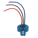 Maxbell 2x9007 Headlight Lamp Extension 3 Wire Harness Lamp Female Socket Adapter