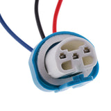 Maxbell 2x9007 Headlight Lamp Extension 3 Wire Harness Lamp Female Socket Adapter