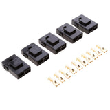 Maxbell 10x5 Pieces Auto Car Boat Truck Blade ATC Fuse Holder Seat Cover Terminals