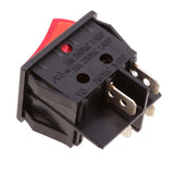 Maxbell 4xWaterproof Car Boat 4 Pin DPST Red LED Lighted Rocker Switch On/Off  Switch